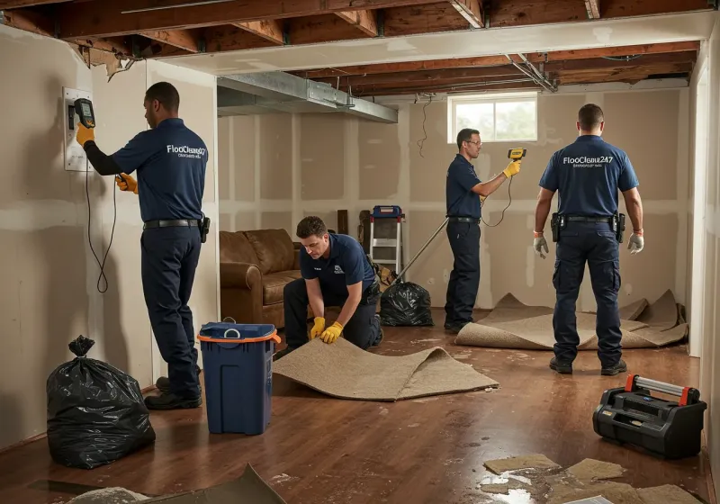 Flood DamageMaterial Assessment and Debris Removal process in Hacienda Heights, CA